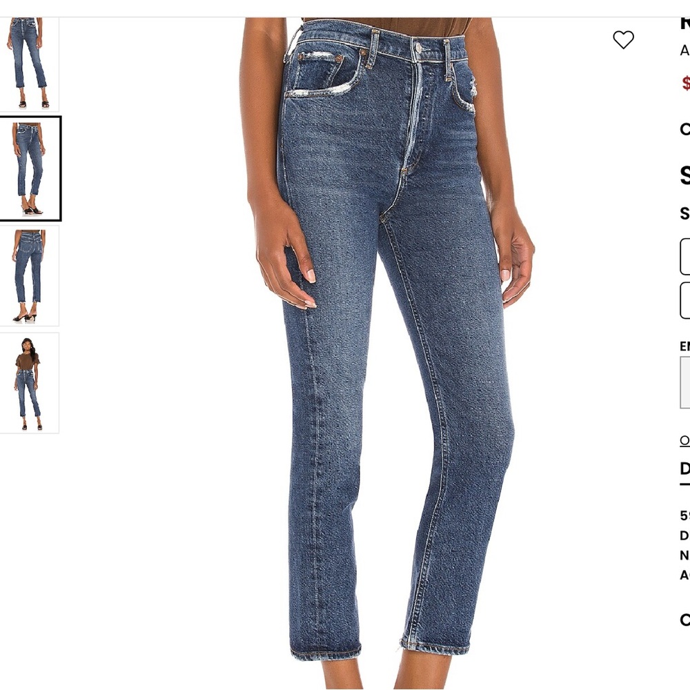 Agolde Riley Ankle Jeans